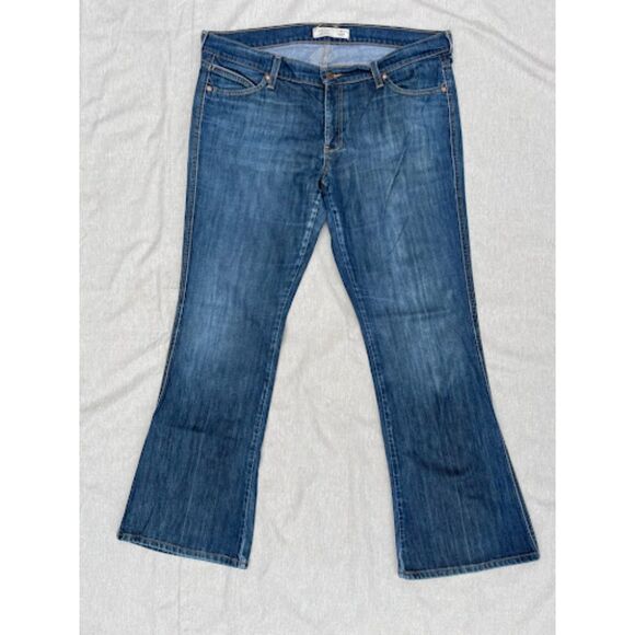 Old Navy Denim - Y2K Vintage Old Navy Lowest Rise Flare Jeans Size 14 Utility Pocket Denim